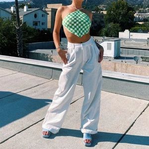 NWT Princess Polly “Ayla” Linen Pants White